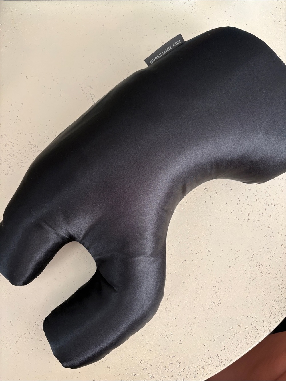 Nurse Jamie Black Face & Neck Support Pillow and Additional Covers